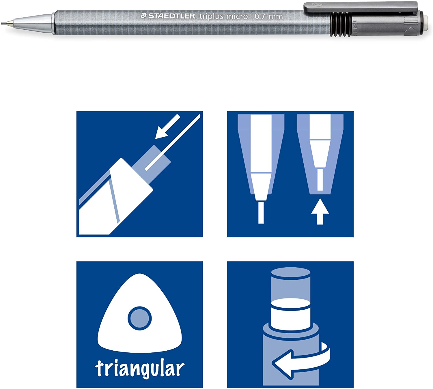 LOT de 10 Staedtler Triplus Micro 774 Portemine