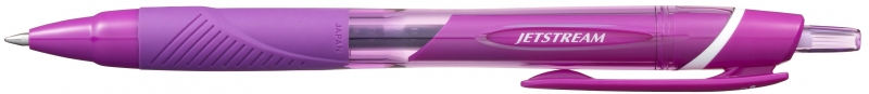 LOT de 10 Stylo à bille rétractable Uni-ball JetStream Sport SXN-150C-07 - Pointe à bille 0,7 mm - Encre pigmentée résistante à l'eau et à la lumière - Séchage instantané - Couleur violette