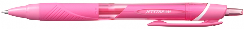 LOT de 10 Stylo à bille Uni-ball JetStream Sport SXN-150C-07 - Pointe à bille 0,7 mm - Encre pigmentée résistante à l'eau et à la lumière - Séchage instantané - Idéal pour gauchers - Couleur rose