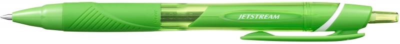 LOT de 10 Stylo à encre pigmentée Uni-ball JetStream Sport SXN-150C-07 - Pointe boule 0,7 mm - Rétractable - Séchage instantané - Idéal pour gauchers - Couleur vert clair