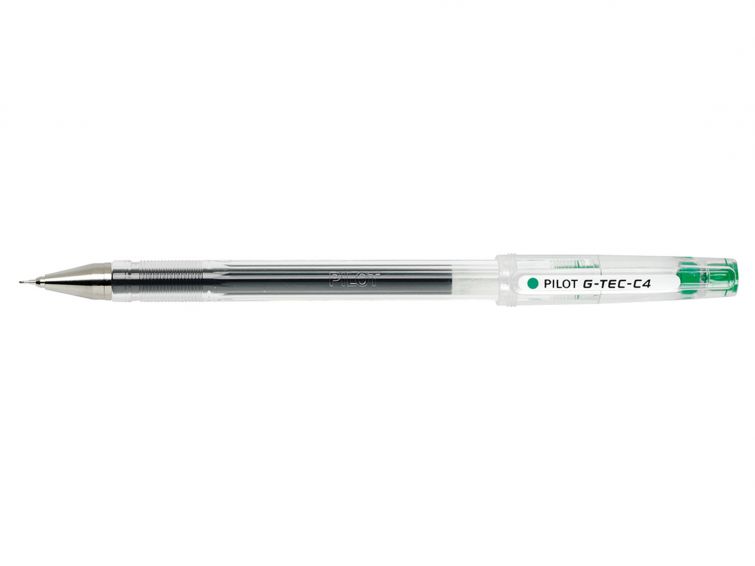 LOT de 12 Pilot G-Tec C4 Stylo gel (VERT)