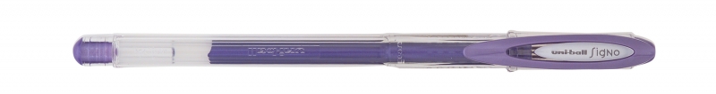 LOT de 12 Uni-ball Signo Noble Metal UM-120NM Rouleau à encre gel – Pointe sphérique 0,8 mm – Encre résistante à l'eau et à la lumière – Écrit sur papier noir et blanc – Couleur violette