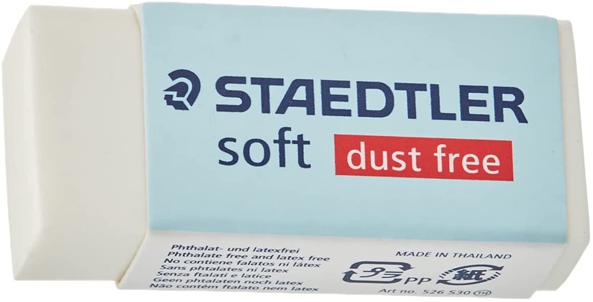 Lot 20 Gommes Staedtler Soft - Propreté Max.