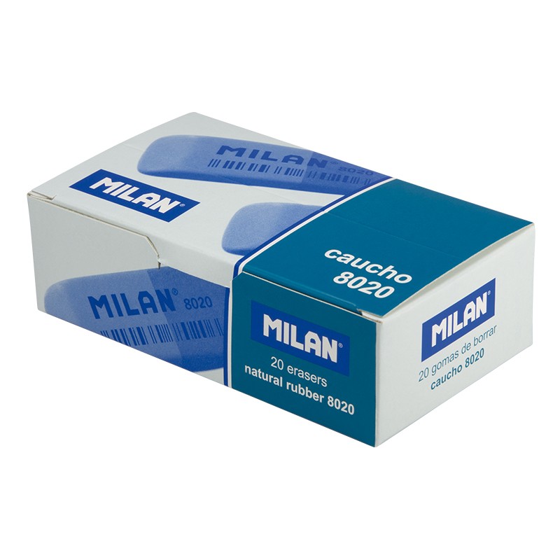 LOT de 20 Milan 8020 Gomme Biseautée