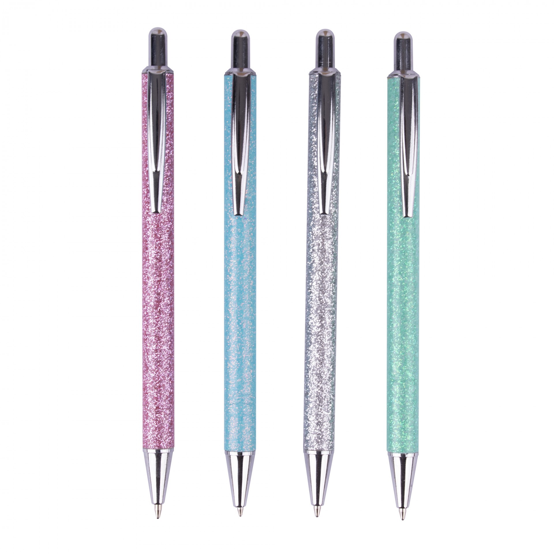 LOT de 20 Stylos Métal Apli Glitter 