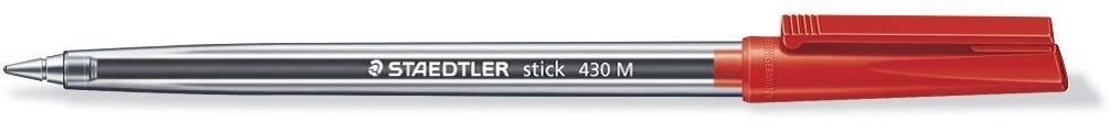 	LOT de 50 Staedtler Stick 430 Stylo bille