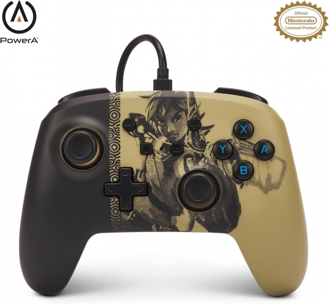 Manette filaire améliorée PowerA pour Nintendo Switch - Ancient Archer