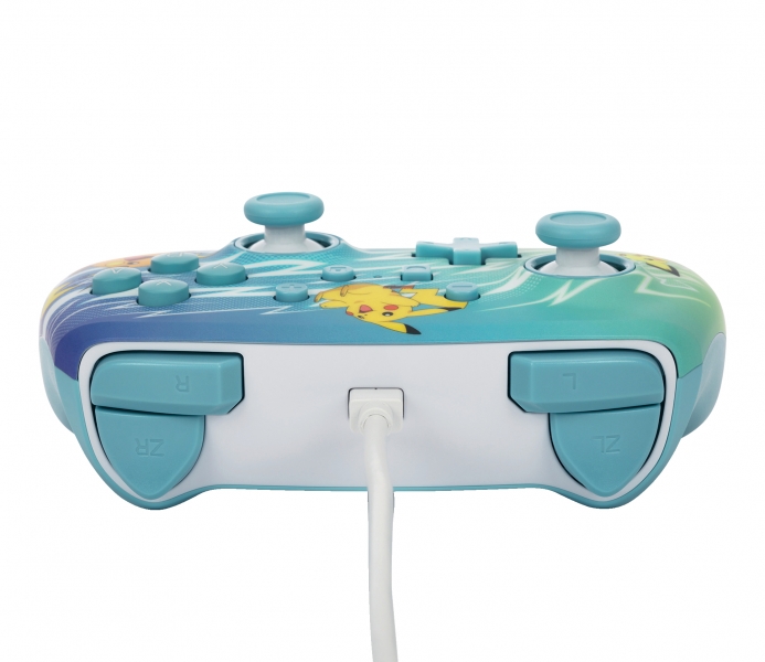 Manette filaire améliorée PowerA pour Nintendo Switch - Pikachu Evolution