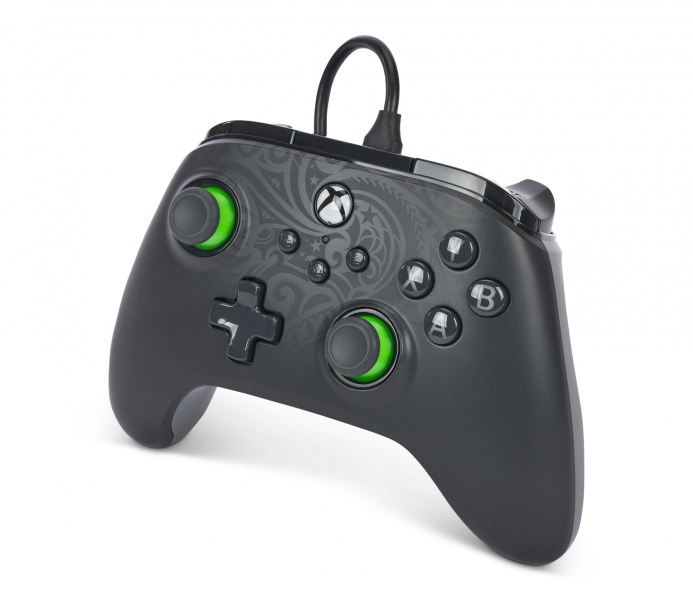 Manette filaire PowerA Advantage pour Xbox Series X|S - Astuce verte