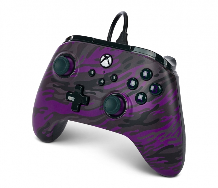 Manette filaire PowerA Advantage pour Xbox Series X|S - Camouflage violet