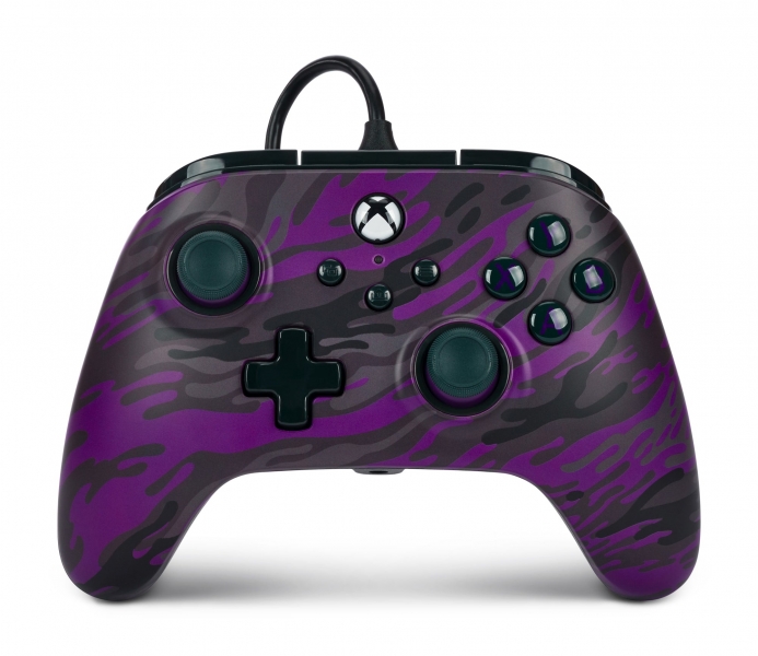 Manette filaire PowerA Advantage pour Xbox Series X|S - Camouflage violet