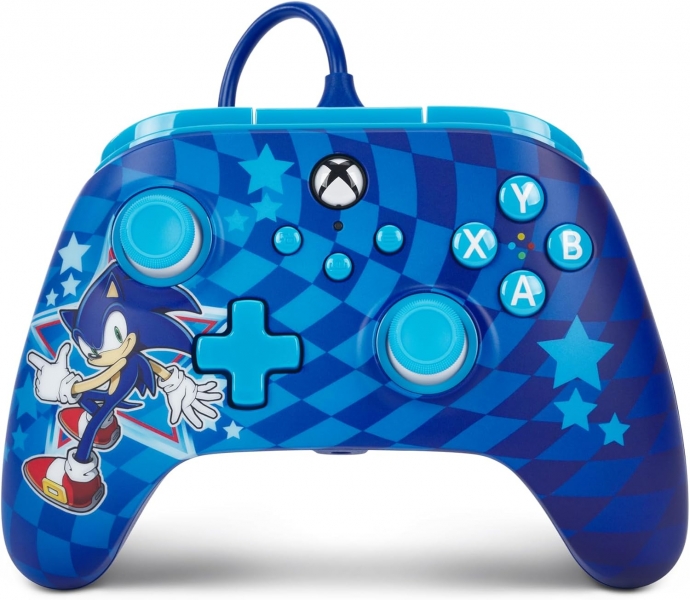 Manette filaire PowerA Advantage pour Xbox Series X|S - Style Sonic