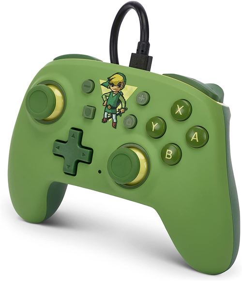 Manette filaire PowerA Nano pour Nintendo Switch - Toon Link