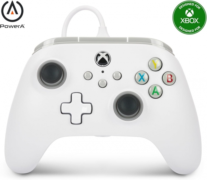 Manette filaire PowerA pour Xbox Series X|S - Blanc