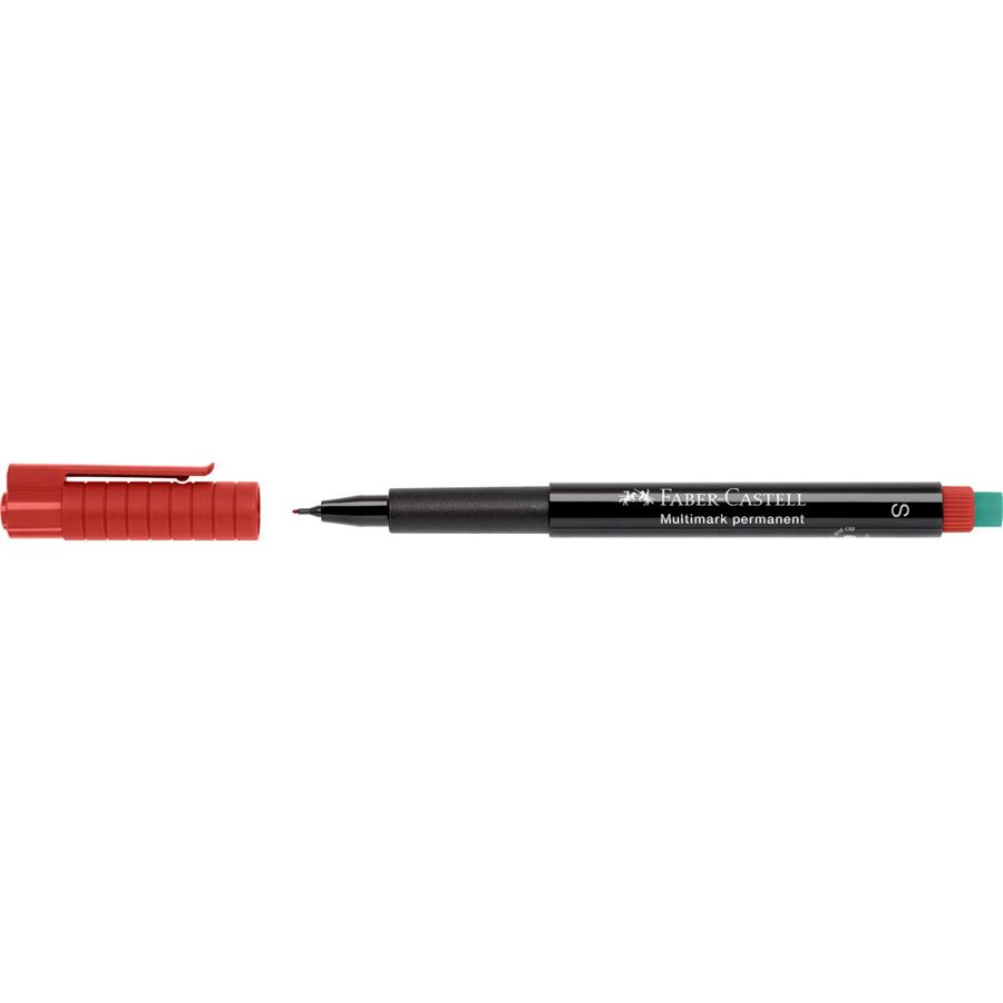 Faber-Castell Lot de 10 Marqueurs Rouge 1mm