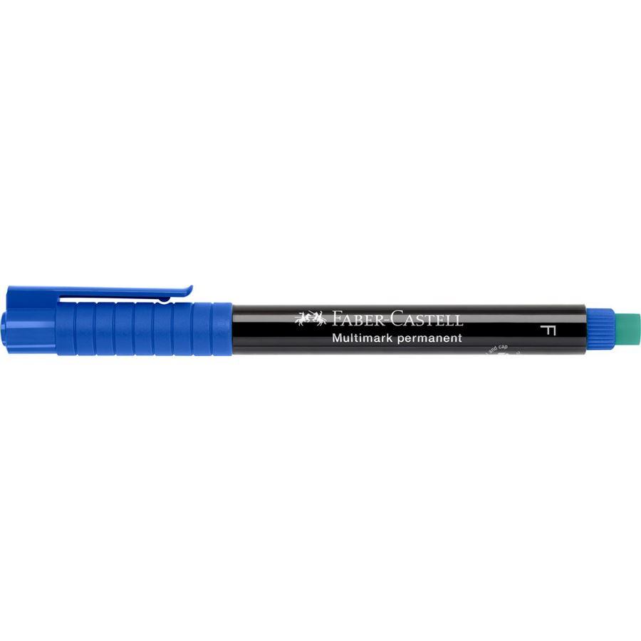 Faber-Castell Lot de 10 Marqueurs Bleu 1mm