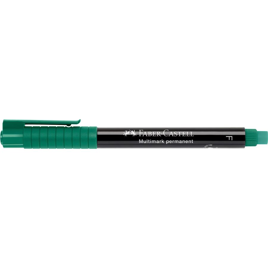 Faber-Castell Lot de 10 Marqueurs Vert 1mm