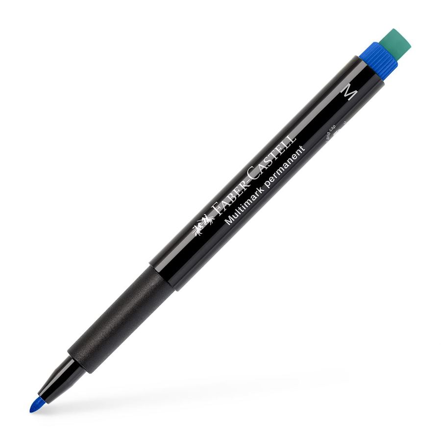 Faber-Castell Lot de 10 Marqueurs Bleu 1mm