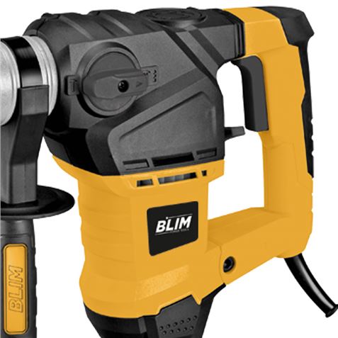 Marteau Blim SDS-Plus 1500 W 820 tr/min - Puissance d'impact 5,5 J - 4 200 impacts par minute - Comprend des forets et des burins