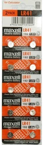 ✓ Maxell Lot de 10 piles bouton alcalines LR41 1,5 V couleur Plusieurs  couleurs en stock - 123CONSOMMABLES