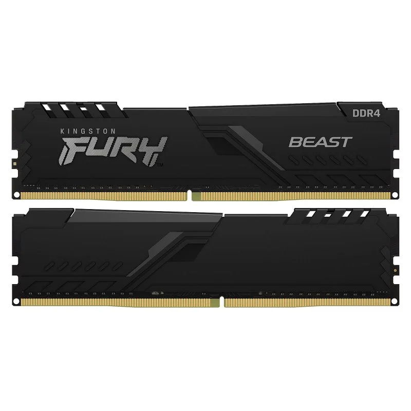 Mémoire RAM Kingston Fury Beast DDR4 3200 MHz 2x16 Go CL16