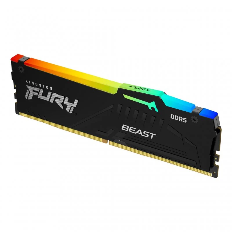 Mémoire RAM Kingston Fury Beast RVB DDR5 5600 MHz 8 Go CL32