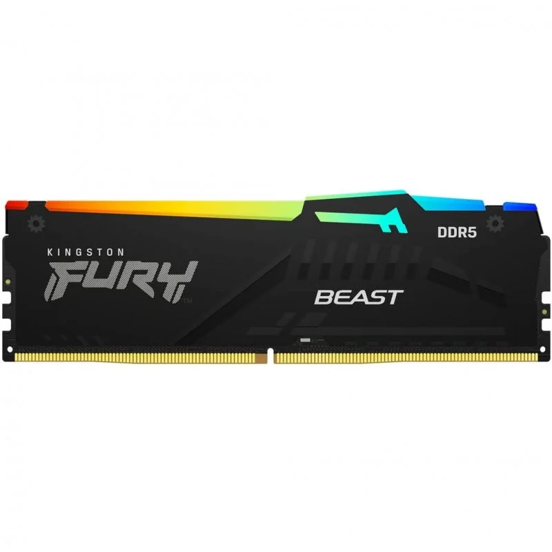 Mémoire RAM Kingston Fury Beast RVB DDR5 5600 MHz 8 Go CL32