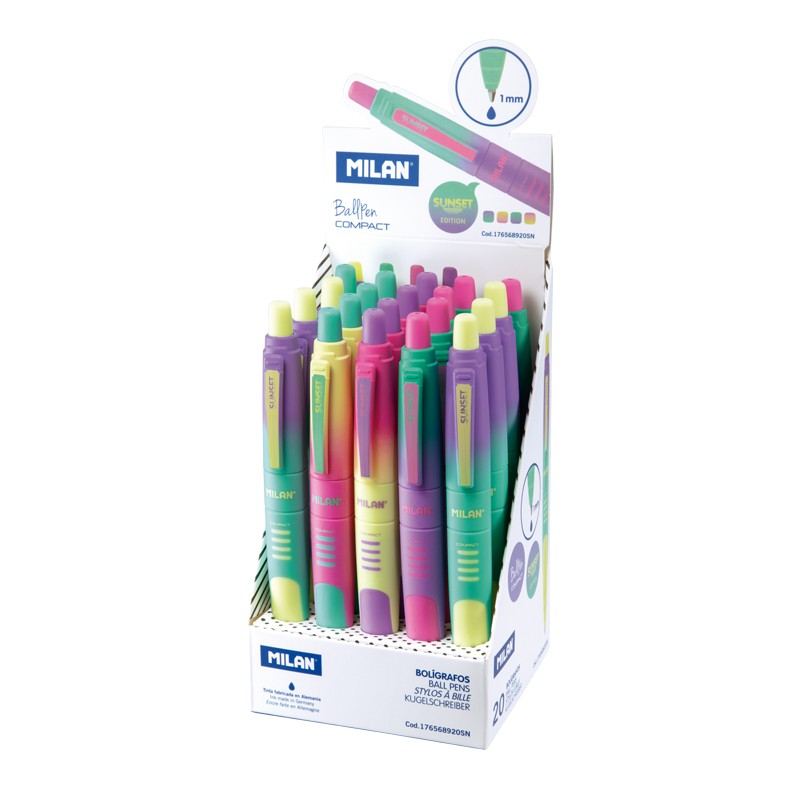 Milan Compact Présentoir de 20 Stylos Bille 