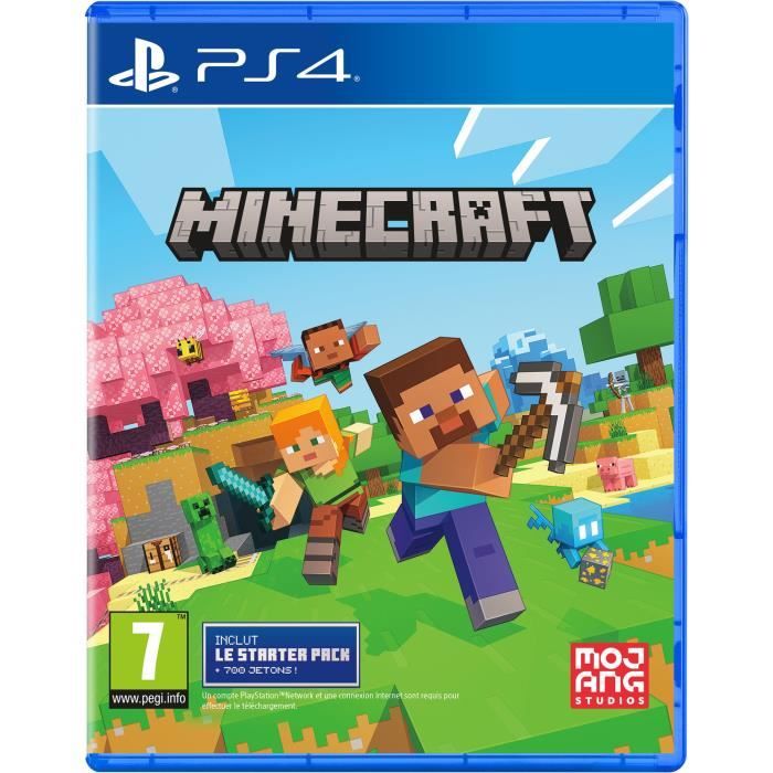 Minecraft Starter Édition Refresh - Jeu PS4