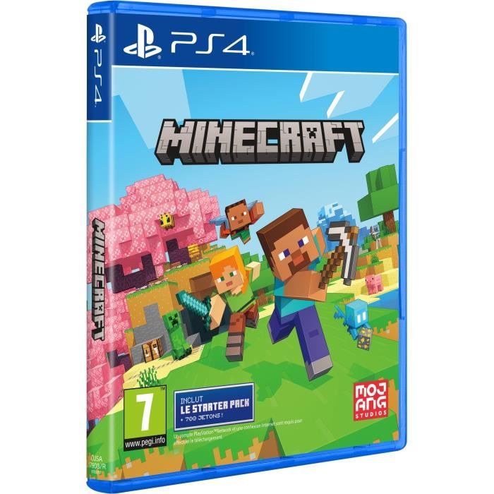 Minecraft Starter Édition Refresh - Jeu PS4