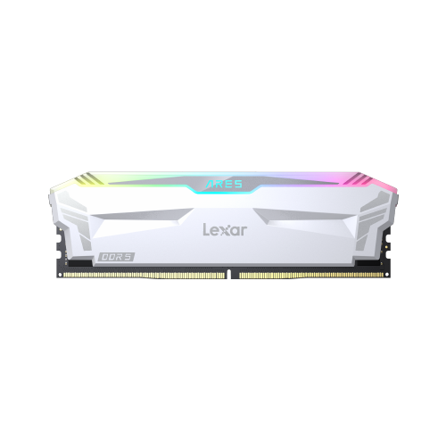 Module mémoire RAM Lexar Ares DDR5 - 16 Go - 6400 Mhz - CL40 - 1,35 V - UDIMM - Dissipateur thermique - Compatible avec les systèmes DDR5