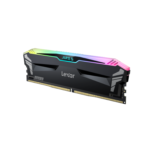 Module mémoire RAM Lexar Ares DDR5 RGB - 16 Go - 7200 Mhz - CL34 - 1,4 V - UDIMM - Dissipateur thermique