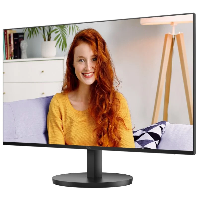 Moniteur AOC 27" LED IPS FullHD 1080p 100 Hz - Réponse 1 ms - Angle de vision 178° - Haut-parleurs intégrés - HDMI, VGA, Audio - Montage VESA