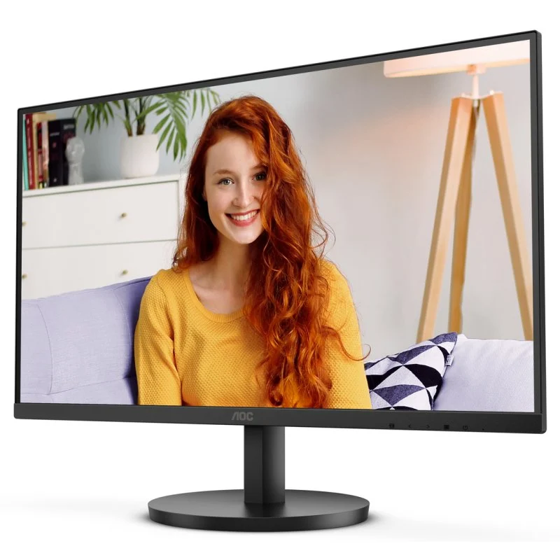 Moniteur AOC 27" LED VA UltraHD 4K 60 Hz - Réponse 4 ms - Angle de vision 178° - Haut-parleurs intégrés - HDMI, Audio - Support VESA 100x100