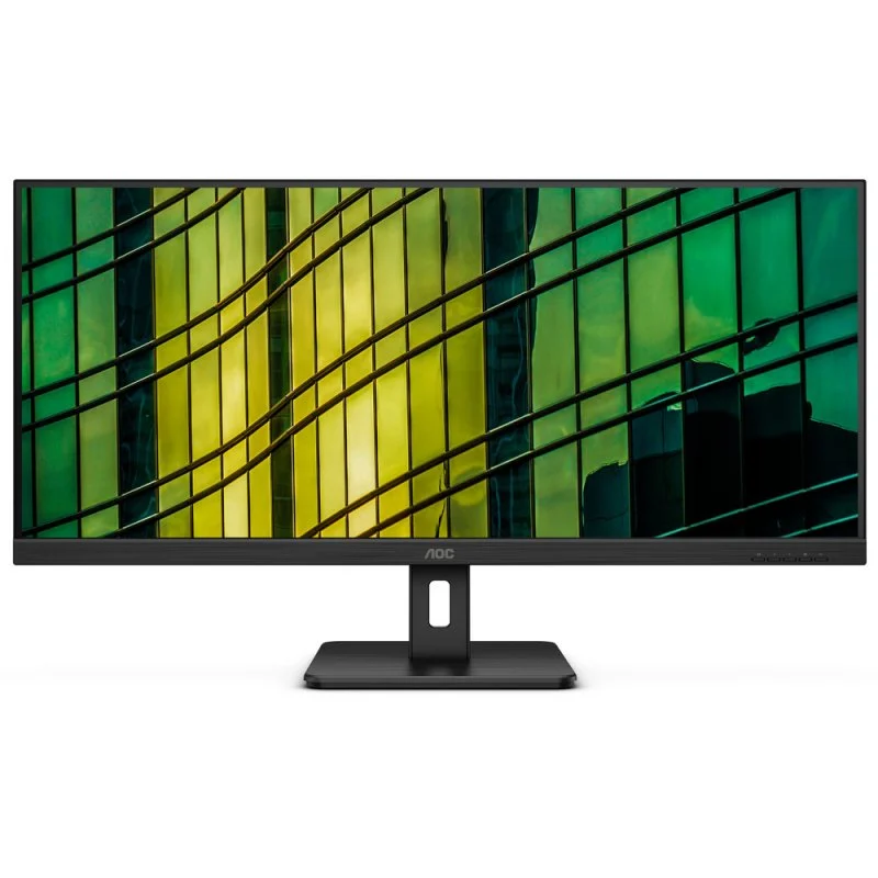 Moniteur AOC 34" LED VA UltraWide QHD 100 Hz - Réponse 4 ms - Angle de vision 178° - HDMI, DisplayPorts, Audio - Montage VESA 100x100