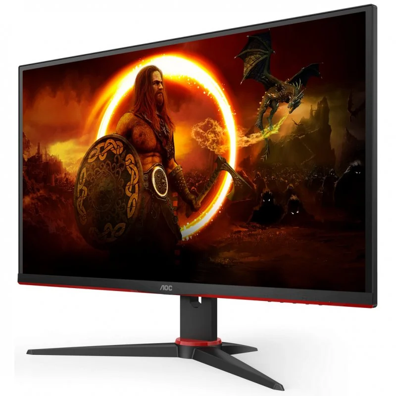 Moniteur AOC G2 27" LED VA QHD 155 Hz FreeSync Premium - Réponse 1 ms - Angle de vision 178° - HDMI, DisplayPort, Audio - Support VESA 100x100