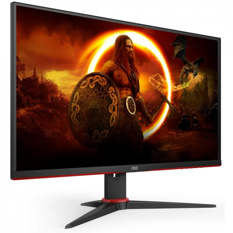 Moniteur AOC G2 27" LED VA QHD 155 Hz FreeSync Premium - Réponse 1 ms - Angle de vision 178° - HDMI, DisplayPort, Audio - Support VESA 100x100