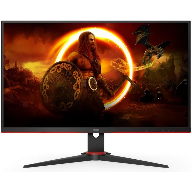 Moniteur AOC G2 27" LED VA QHD 155 Hz FreeSync Premium - Réponse 1 ms - Angle de vision 178° - HDMI, DisplayPort, Audio - Support VESA 100x100