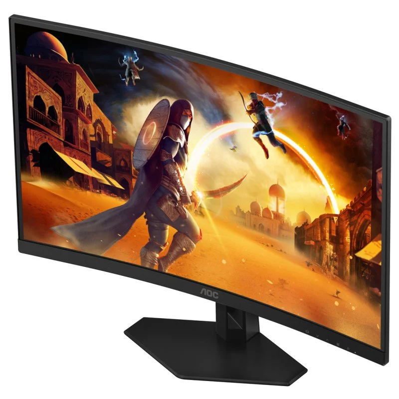 Moniteur AOC G4 27" Incurvé 1500R LED Fast Va FullHD 280 Hz HDR10 - Réponse 1 ms - Angle de vision 178° - HDMI, DisplayPort, Audio - Montage VESA 100x100