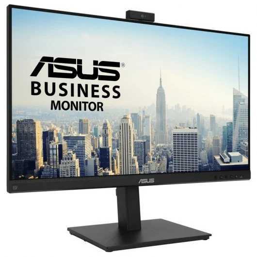 Moniteur Asus 27" LED IPS FullHD 1080p - Webcam - Réponse 5 ms - Réglable en hauteur, pivotant et inclinable - Haut-parleurs intégrés - Angle de vision 178º - 16:9 - USB, HDMI, VGA, DisplayPort - VESA 100x100mm