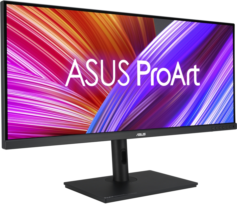 Moniteur Asus ProArt 34" LED IPS UWQHD 120 Hz FreeSync Premium Pro - Réponse 2 ms - Hauteur réglable, rotation et inclinaison - Haut-parleurs intégrés - Angle de vision 178º - 21:9 - USB-A, USB-C, HDMI, DisplayPort - VESA 100x100 mm