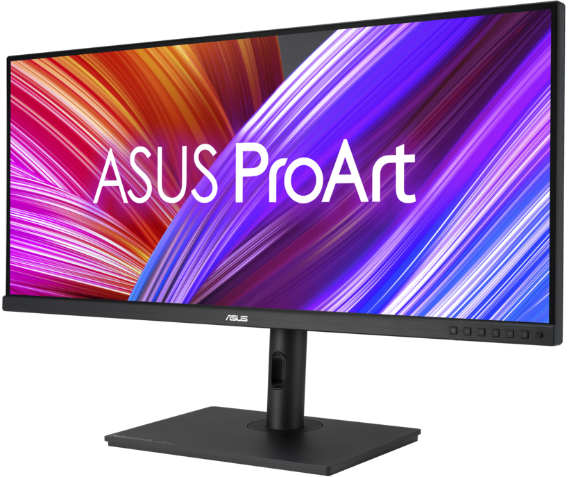 Moniteur Asus ProArt 34" LED IPS UWQHD 120 Hz FreeSync Premium Pro - Réponse 2 ms - Hauteur réglable, rotation et inclinaison - Haut-parleurs intégrés - Angle de vision 178º - 21:9 - USB-A, USB-C, HDMI, DisplayPort - VESA 100x100 mm