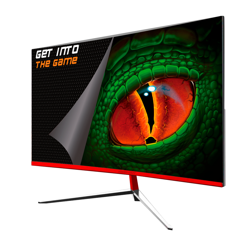 Moniteur de jeu LED KeepOut 27" incurvé R1800 FullHD 1080p 100 Hz - Réponse 1 ms - Angle de vision 178º - 16:9 - Haut-parleurs 6 W - HDMI, VGA - VESA 100x100 mm