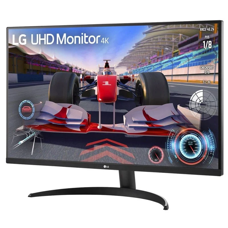 Moniteur de jeu LG 31,5" VA UltraHD 4K HDR FreeSync - Réponse 4 ms - Haut-parleurs - Angle de vision 178º - 16:9 - HDMI, DisplayPorts - VESA 100x100