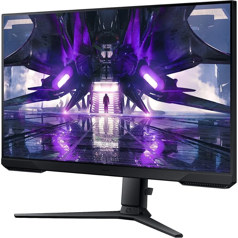 Moniteur de jeu Samsung Odyssey G3 G32A 27" VA FullHD 1080P 165 Hz FreeSync Premium - Réponse 1 ms - Hauteur, rotation et inclinaison réglables - Angle de vision 178° - 16:9 - HDMI, DisplayPort - VESA 100x100 mm