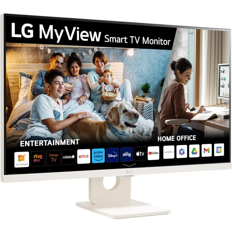 Moniteur intelligent LG MyView 27" LED IPS FullHD 1080p 60 Hz WiFi, Bluetooth - Haut-parleurs - Angle de vision 178º - 16:9 - HDMI, USB - VESA 100x100