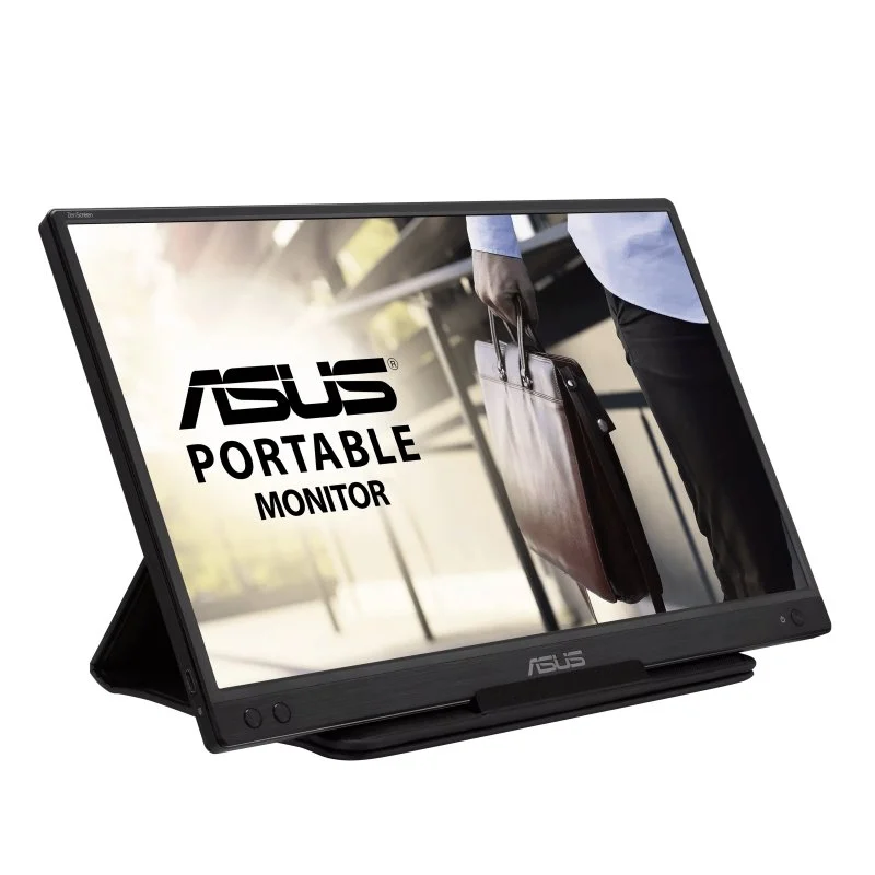 Moniteur Portable Asus ZenScreen MB166C 15.6" LED IPS FullHD 60Hz 16:9 - Réponse 5ms - Alimenté par USB-C - Support intégré - Housse pliable