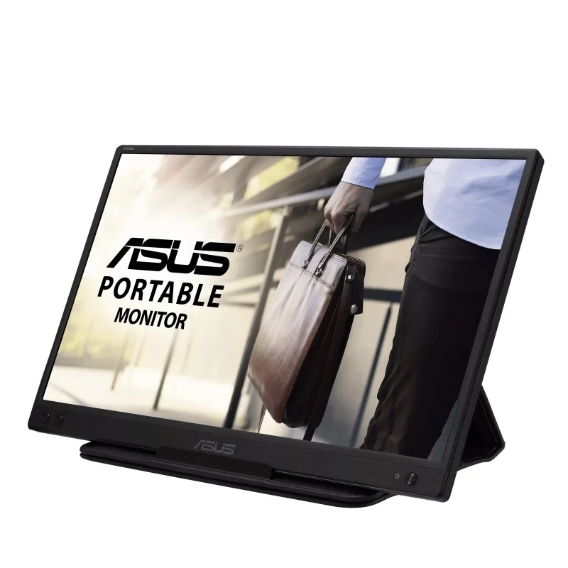 Moniteur Portable Asus ZenScreen MB166C 15.6" LED IPS FullHD 60Hz 16:9 - Réponse 5ms - Alimenté par USB-C - Support intégré - Housse pliable