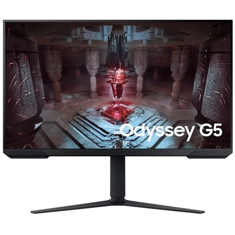 Moniteur Samsung Odyssey G5 32" LED VA QHD 165 Hz FreeSync Premium - Réponse 1 ms - Hauteur réglable, rotation et inclinaison - Angle de vision 178º - HDMI, DisplayPort - VESA 100x100 mm