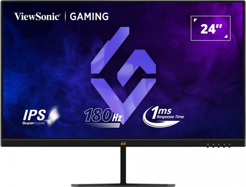 Moniteur Viewsonic 24" VX2479-HD-PRO LED IPS FullHD - 180 Hz - Réponse 1 ms - 16:9 - 2 HDMI - DisplayPort - HDR10 - Noir